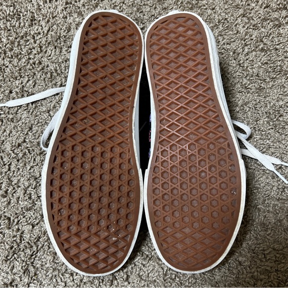 Vans Women Floral Sneakers, Size 9 - Picture 8 of 9